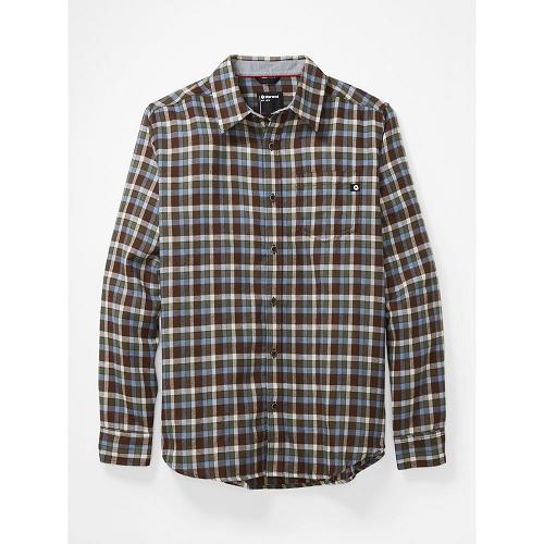 Marmot Fairfax Shirts For Mens Brown NOC604735